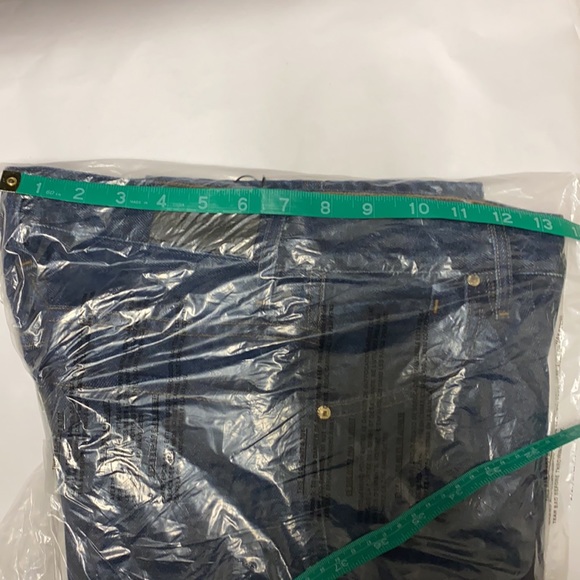 NWT GOLDSIGN The A Jean High Rise Denim Burn 24 - Picture 12 of 12